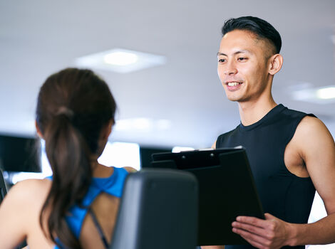 トレーナーと相談